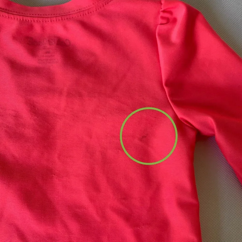 Cat‎ & Jack Rashguard Swim Shirt Toddler Girl 2T Pink Unicorn Long Sleeve Beach